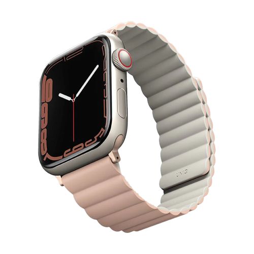 Uniq Revix Reversible Magnetic for Apple Watch Strap 38/40/41mm Blush (Pink/Beige)