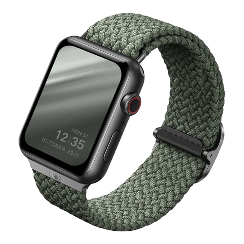 Uniq Aspen Braided Apple Watch Strap 44/42mm - Cypress Green (Green)