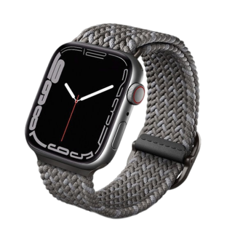 Uniq Aspen Designer Edition Braided Apple Watch Strap 42/44/45mm - Pebble Grey