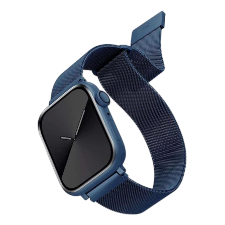 Uniq Dante Apple Watch Mesh Steel Strap 45/44/42mm Cobalt (Cobalt Blue)