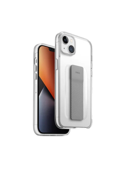 Uniq Hybrid Iphone 14 Plus Heldro Mount Series - Lucent (Clear)