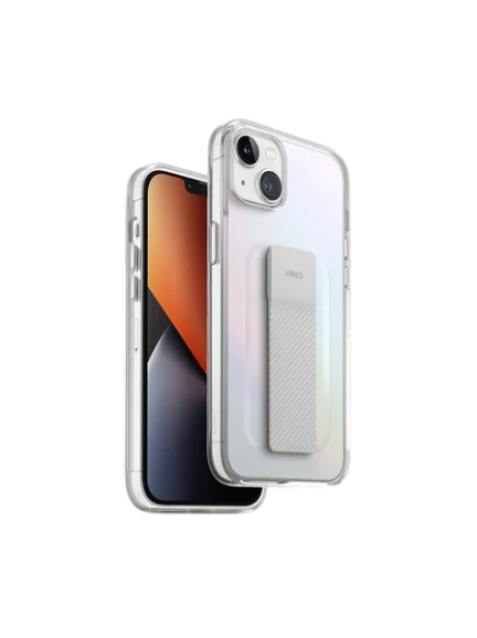 Uniq Hybrid Iphone 14 Plus Heldro Mount Series - Iridescent (Iridescent)