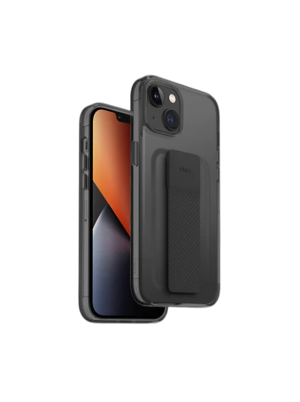 Uniq Hybrid iPhone14 Heldro Mount Series - Vapour (Smoke)
