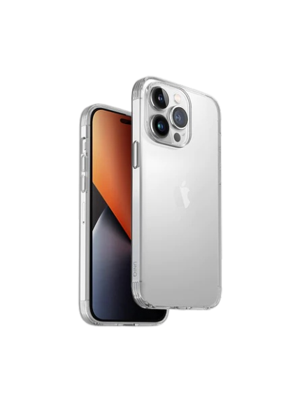 Uniq Hybrid iPhone14 Pro Air Fender - Nude (Transparent)