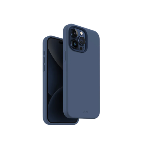 Uniq Hybrid Iphone 15 Pro 6.1 Magclick Charging Lino Hue - Navy (Blue)