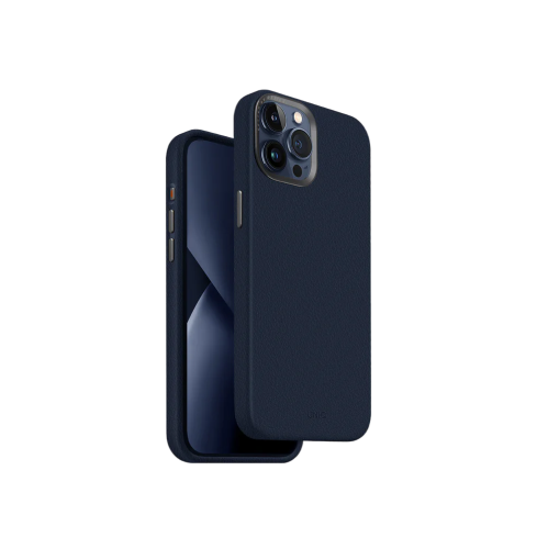 Uniq Hybrid Iphone 15 Pro 6.1 Magclick Charging Lyden - Navy Blue (Blue)