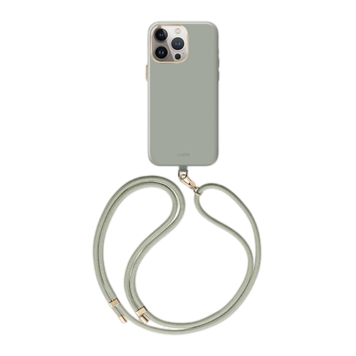 Uniq Coehl Iphone 15 Pro 6.7  Magnetic Charging Creme - Soft Sage (Soft Sage)