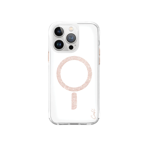 Uniq Coehl Iphone 15 Pro 6.7  Magnetic Charging Glace - Rose Gold (Rose Gold)