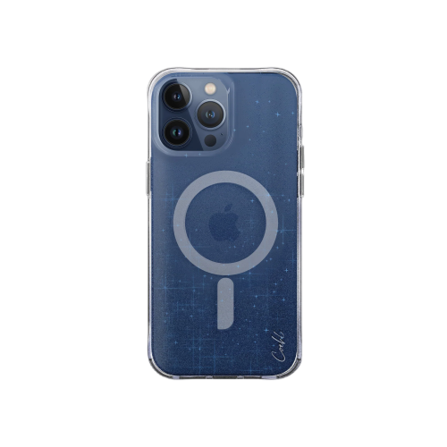 Uniq Coehl Iphone 15 Pro 6.7  Magnetic Charging Lumino - Prussian Blue (Blue)