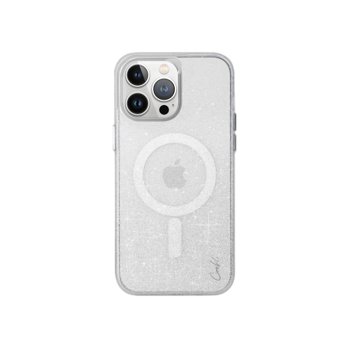 Uniq Coehl Iphone 15 Pro 6.7  Magnetic Charging Lumino - Sparkling Silver (Sparkling Silver)
