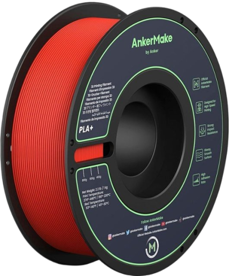 AnkerMake PLA+ Filament -Red