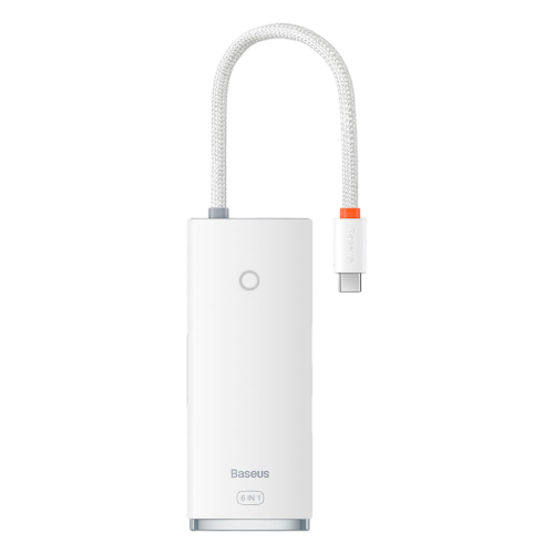 Baseus Lite Series 6-Port Type-C HUB Docking Station White