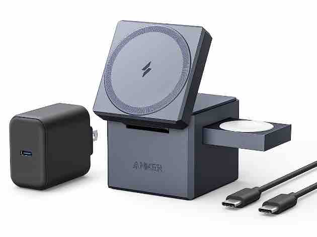 Anker 3-in-1 Cube with MagSafe -Gray