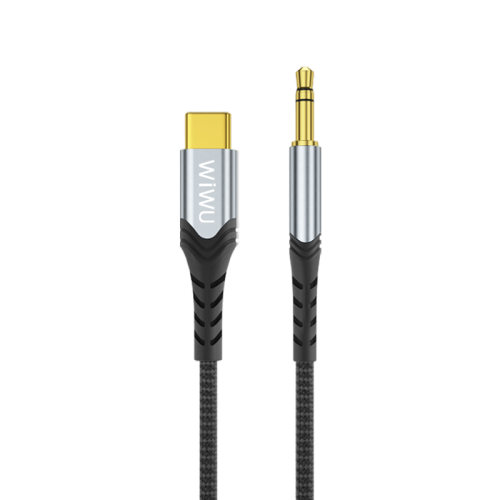 Wiwu Audio Stereo Cable To Type-C 3.5mm - Black