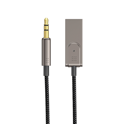 Wiwu Car Wireless Audio Cable With Built-in Microphone - Black