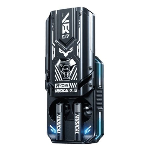 WEKOME VB07 Mecha Series Blade Wireless Bluetooth Earphone - Black