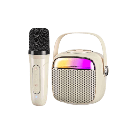 WEKOME D43 Karaoke Speaker - Beige