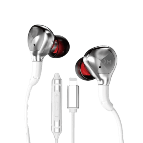 WEKOME YC06 Blackin Series - HiFi Lightning Wired Headphones - White