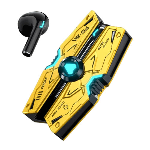WEKOME VB06 Mech Series Metal Bluetooth Earphone - Yellow