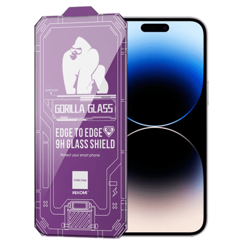 WEKOME WTP-068 Vacha Series Kingkong Screen Protector (CORNING HD-Double Hardness ) - Black For Iphone 15 Pro