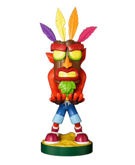 CG Crash Aku Aku Cable Guy Phone & Controller Holder