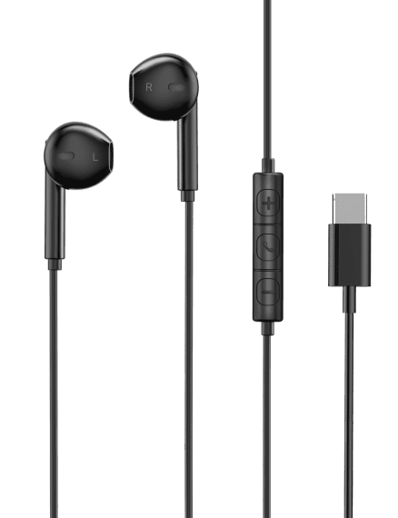RavPower RP-BH1006 Type-C Wired Earphone Black