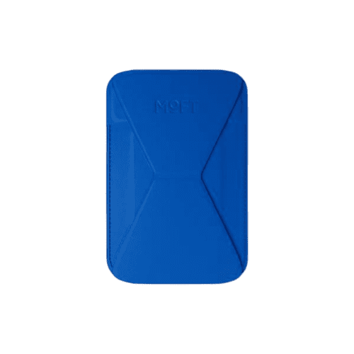 MOFT MS007MP-1-MO-SPBU Snap-On iPhone Stand & Wallet Movas Blue