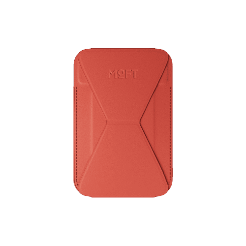 MOFT MS007MP-1-MO-SSRD Snap-On iPhone Stand & Wallet Movas Red