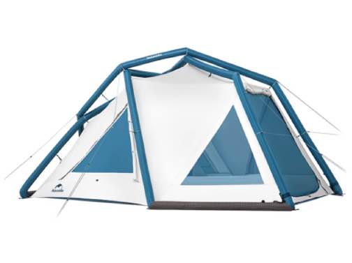 Naturehike Lingfeng Air 7.3 LightWeight Inflatable Tent - Blue&White (360*250*170)