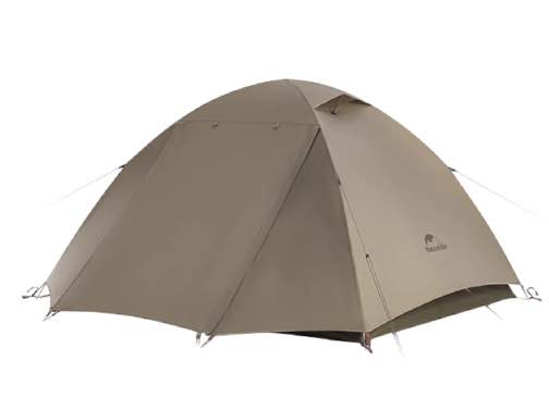 Naturehike Yunchuan Series Tent - Light Coffee Brown (210*(45+140+45)*115)