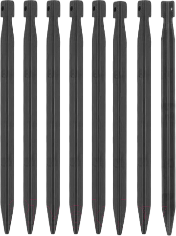 Naturehike V- Aluminum Tent Stakes (8pcs) - Black