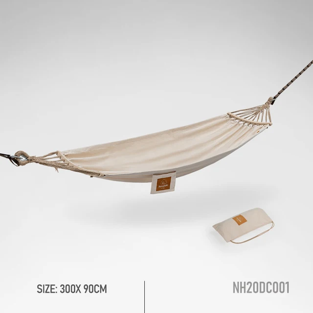 Naturehike DC-C01 Anti-Rollover Canvas Hammock - Beige