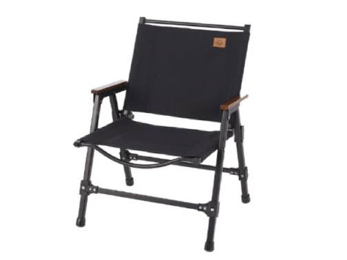 Naturehike Twilight Outdoor Aluminum Alloy Foldable Chair - Black (Large)