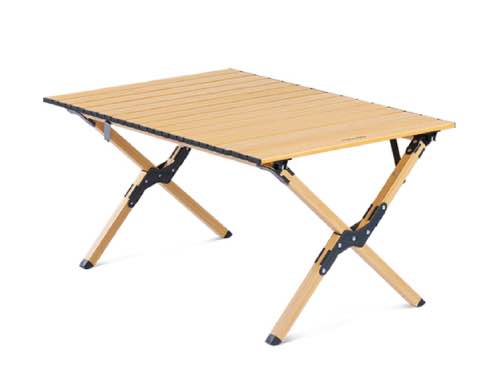 Naturehike Fang Yun Aluminum Alloy Egg Roll Table - Oak (M)