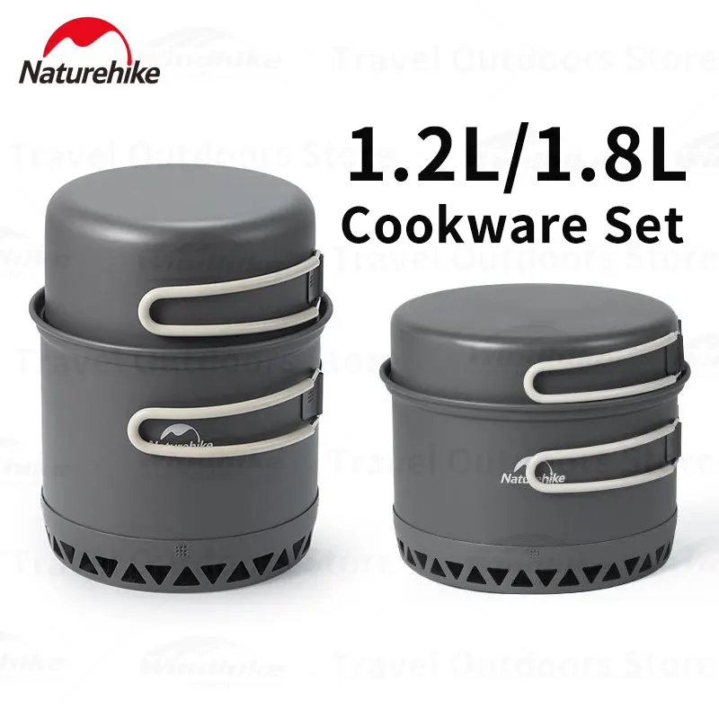 Naturehike Jianxing Hard Aluminium Oxide Single Pot Set - (1.8L)