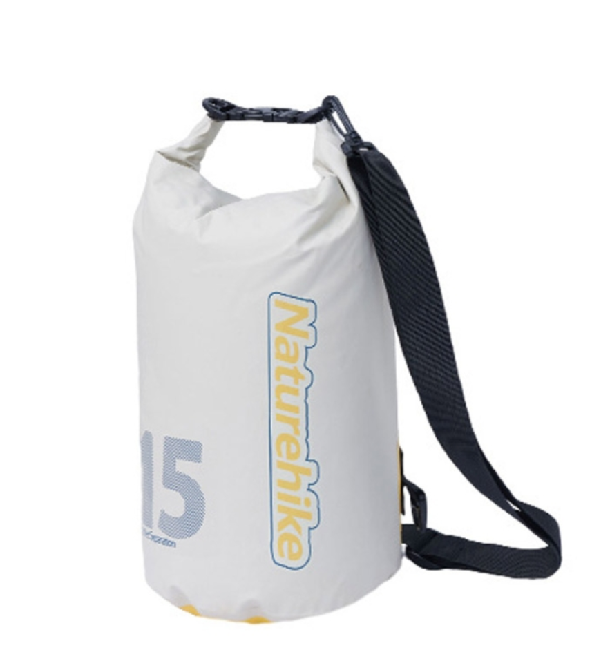 Naturehike Backpack Waterproof Bag -White (15L)