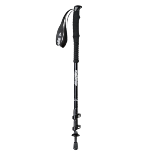 Naturehike ST01 3-Node 6061 AL Trekking Pole - Black  Men(62-135CM）