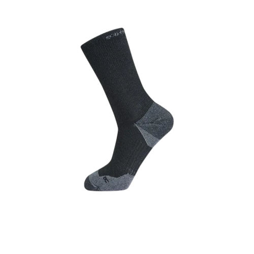 Naturehike Striped Right Angle Mid Length Socks - Black (36-39M)