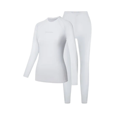 Naturehike Quick Drying Functional Underwear Thermal Set for Women - White (M)