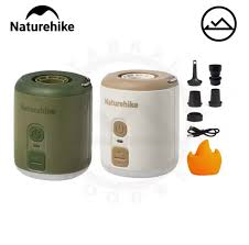 Naturehike Wind Mini Outdoor Multifunctional Inflatable Pump - Oat Grey