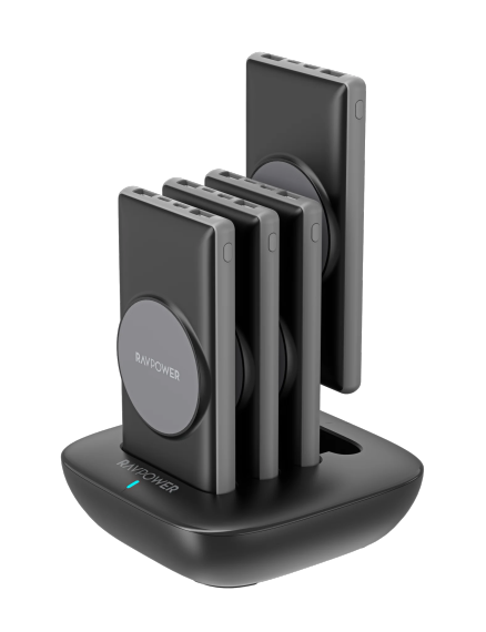 RAVPower RP-PB251 Home Charging Combo Black 10000mah Power Bank x 4