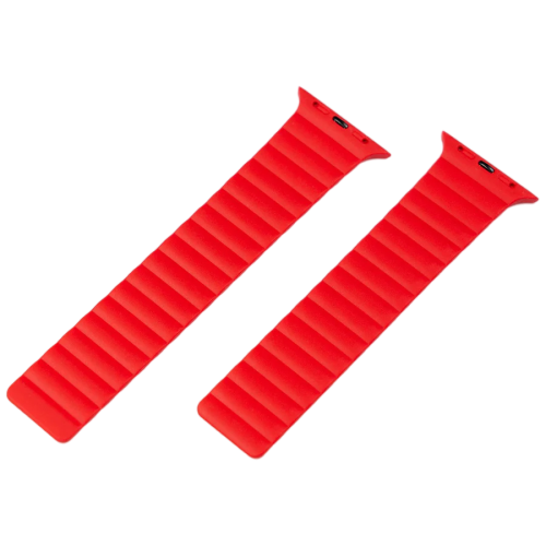 Torrii Saturn Silicone Magnetic Apple Watch Band for Ultra 49/ 45/ 44 /42 Mm  – Red