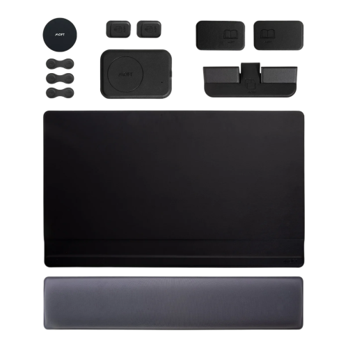MOFT 10 in1 Smart Desk Mat+Digital Set- Nondigital Set - Night black