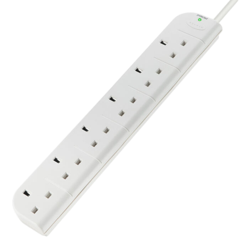 Belkin E-Series 6 Socket, 1-Metre SurgeStrip