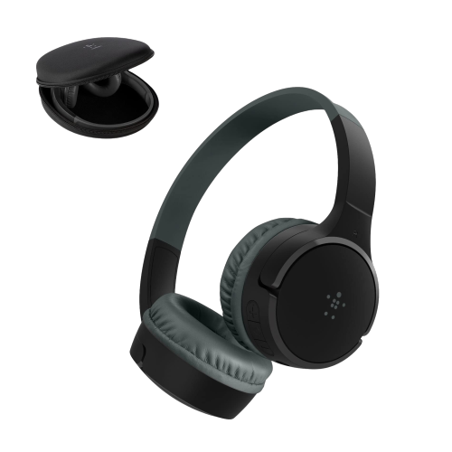 Belkin SOUNDFORM Mini - Kids Hearing Protection Headphones - Black