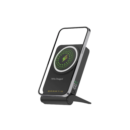 Smartix Premium Magnetic Power Bank 10000mAh with 45W USB-C PD Black/Asstd