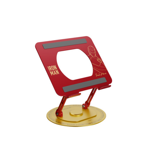 Disney Rotating Laptop Stand Iron Man Red