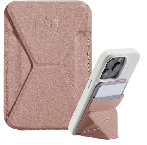 MOFT Snap-On iPhone Stand & Wallet (MOVAS)-Classic Nude