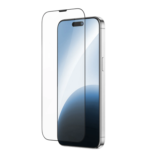 Amazing Thing Iphone 15 6.7 Pro Max 2023 3D Fully Covered Dust Filter Titan Glass Clear