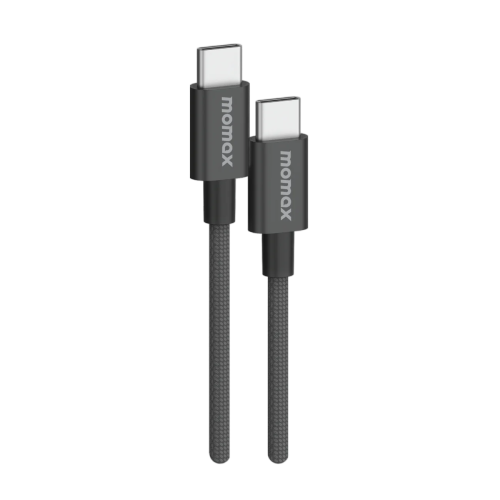 MOMAX ELITE 60W USB-C TO USB-C CABLE 1.5M Black